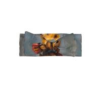 VVXBHGR Le petit ours voyageant autour du monde imprimé bandeau bébé nœud - Bandeau en polyester doux, doux pour la peau et extensible pour nourrissons de 0 à 6 mois