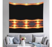 VVXBHGR Magnifique tapisserie imprimée coucher de soleil 152,4 x 129,5 cm, douce, légère pour une utilisation en intérieur et en extérieur. Pour chambre, décoration de dortoir, jeté de plage, tissu de