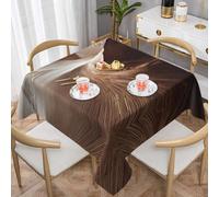 VVXBHGR Nappe décorative carrée avec traces de vent sur les dunes de sable, imperméable, infroissable, réutilisable pour cafés, buffets, pique-niques, mariages, fêtes - 152,4 x 152,4 cm