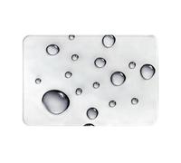 VVXBHGR Paillasson 40,6 x 61 cm Conseils pour les petites gouttelettes d'eau Imprimés absorbant l'eau Antidérapant, pour les portes d'entrée, les entrées et les salles de bains