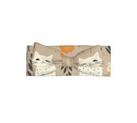 VVXBHGR Serre-tête à nœud pour bébé avec deux motifs de chats amusants - Bandeau en polyester doux, doux pour la peau et extensible pour les nourrissons de 0 à 6 mois