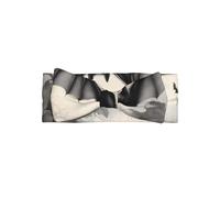 VVXBHGR Serre-tête à nœud pour bébé imprimé chauve-souris - Bandeau en polyester doux, doux pour la peau et extensible pour les nourrissons de 0 à 6 mois