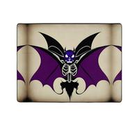 VVXBHGR Tapis de sol antidérapant 160 x 121,9 cm avec motif tête de mort, bonne absorption de l'eau, adapté pour la cuisine, la salle de bain et le salon