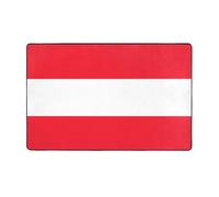 VVXBHGR Tapis de sol en flanelle imprimé drapeau autrichien 152,4 x 99,1 cm pour salon, bureau, table basse, lit, balcon