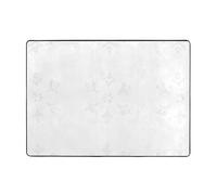 VVXBHGR Tapis imprimé flocons de neige, 203,2 x 147,3 cm, doux, moelleux, absorbant l'eau, durable, pour salon, bureau, table basse, lit, balcon