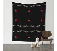 VVXBHGR Tapisserie décorative 152,4 x 129,5 cm - Imprimé « Stay with you forever » - Douce, durable, douce pour la peau, légère - Pour une utilisation en intérieur et en extérieur