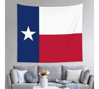VVXBHGR Tapisserie drapeau du Texas imprimée 152,4 x 129,5 cm, douce, légère pour une utilisation en intérieur et en extérieur. Pour chambre à coucher, décoration de dortoir, jeté de plage, tissu de