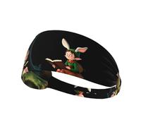 VVXBHGR The Elf of Learning Magic Books Prints Bandeau élastique Exercice Sport Head Tie for Men and Women Soft Quick Dry