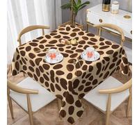 VVXBHGR The graininess of coffee beans Prints Nappe décorative carrée imperméable infroissable réutilisable pour cafés, buffets, pique-niques, mariages, fêtes, 137 x 137 cm