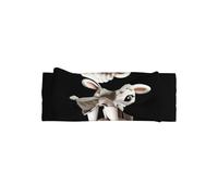 VVXBHGR The Sheep Prints Bandeau pour bébé en polyester doux, doux pour la peau et extensible pour nourrissons de 0 à 6 mois