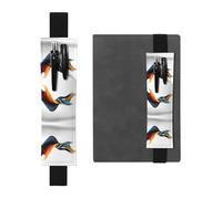 VVXBHGR Trousse 2 en 1 en cuir PVC avec impression d'art abstrait, antidérapant, idéal pour les comptes de voyage Noir, Noir , One Size, Sac à dos d'école