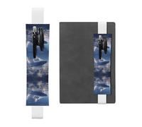 VVXBHGR Trousse 2 en 1 en cuir PVC avec imprimé baleine volante noire et antidérapante, idéale pour les comptes de voyage, blanc, One Size, Sac à dos d'école
