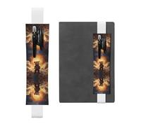 VVXBHGR Trousse 2 en 1 en cuir PVC avec imprimé Le Petit Ours sur la planète Noir, blanc, One Size, Sac à dos d'école