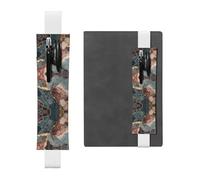VVXBHGR Trousse 2 en 1 en cuir PVC avec imprimé marbré et antidérapant, idéal pour les comptes de voyage Noir, blanc, Taille unique, Sac à dos d'école