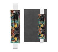VVXBHGR Trousse 2 en 1 en cuir PVC avec imprimé toucan tropical noir, antidérapant, idéal pour les comptes de voyage, blanc, Taille unique, Sac à dos d'école