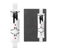 VVXBHGR Trousse 2 en 1 en cuir PVC avec inscription « Stay with You Forever » - Antidérapant - Indispensable pour les comptes de voyage - Noir, blanc, One Size, Sac à dos d'école