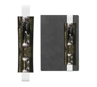 VVXBHGR Trousse 2 en 1 en cuir PVC avec motif cheval dans la jungle Noir/blanc, blanc, Taille unique, Sac à dos d'école