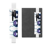 VVXBHGR Trousse 2 en 1 en cuir PVC avec motif créature étrange, antidérapant, idéal pour les comptes de voyage Noir, blanc, Taille unique, Sac à dos d'école