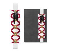 VVXBHGR Trousse 2 en 1 en cuir PVC avec motif drapeau de la Floride - Antidérapant - Indispensable pour les comptes de voyage, blanc, One Size, Sac à dos d'école
