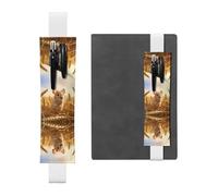 VVXBHGR Trousse 2 en 1 en cuir PVC avec motif petite souris dans le champ de blé - Antidérapant, idéal pour les comptes de voyage, blanc, One Size, Sac à dos d'école