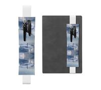 VVXBHGR Trousse 2 en 1 en cuir PVC avec motif pingouin sur le glaçon de l'amour, idéal pour les comptes de voyage, blanc, One Size, Sac à dos d'école