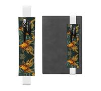 VVXBHGR Trousse 2 en 1 en cuir PVC avec motif poisson rouge dans le vortex - Rangement antidérapant essentiel pour les comptes de voyage, blanc, Taille unique, Sac à dos d'école