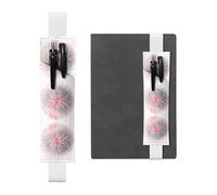 VVXBHGR Trousse 2 en 1 en cuir PVC avec motifs feux d'artifice Blooming in The Night Sky - Noir, blanc, Taille unique, Sac à dos d'école