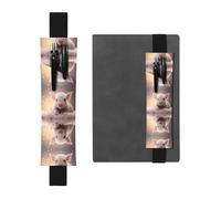 VVXBHGR Trousse 2 en 1 en cuir PVC avec petits cochons noirs et antidérapants pour ranger les comptes de voyage, Noir , Taille unique, Sac à dos d'école