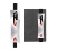 VVXBHGR Trousse à crayons en cuir PVC 2 en 1 avec impression de ballons noirs - Antidérapante - Indispensable pour les comptes de voyage, Noir , One Size, Sac à dos d'école