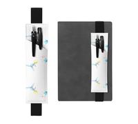 VVXBHGR Trousse à crayons en cuir PVC 2 en 1 avec motif étoiles noires et antidérapantes, indispensable pour les comptes de voyage, Noir , One Size, Sac à dos d'école
