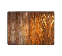 VVXBHGR Willow branches in the sun Prints Tapis doux, moelleux, absorbant l'eau, durable, pour salon, bureau, table basse, lit, balcon, 203,2 x 147,3 cm