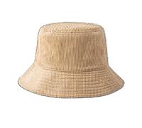 VVXXMO Chapeau bob en velours côtelé pour homme et femme - Rayures unies - Large bord - Protection solaire - Casquette de pêcheur réglable, , taille unique