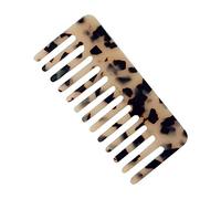 VVXXMO Peigne à cheveux de massage en acétate de cellulose, brosse à cheveux motif léopard en marbre - Outils de coiffure rectangulaires