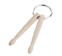 VVXXMO Porte-clés mini baguettes de batterie en bois, cadeau de percussion - - taille unique