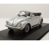 VW 1303 Coccinelle Cabriolet 1979 Argent Modèle 1:43 Maxichamps
