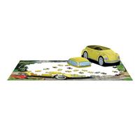 Vw Beetle Camping Shaped Tin - Puzzle 550 Pièces