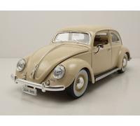 VW Coccinelle 1955 Beige Maquette de Voiture 1:18 Bburago