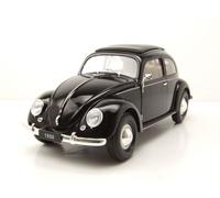 VW Coccinelle Brezelkäfer 1950 Noir Modèle Réduit 1:18 Welly