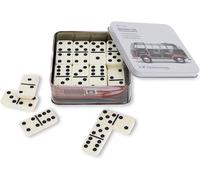 Vw Collection-Ensemble De Dominos Volkswagen Dans Une Boîte En Métal Avec Motif Combi T1 (Dashboard/Domino/28 Pièces/Multicolore)