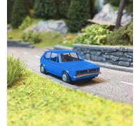 VW Golf 1, Bleu - BREKINA 25546 - HO 1/87