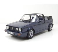 VW Golf 1 Cabriolet Quartett 1992 Bleu Métallique Modèle Automobile 1:18 Norev