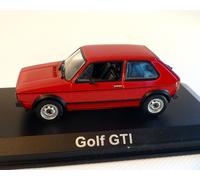VW Golf 1 Gti 1976, Rouge Foncé, NOREV 1:43
