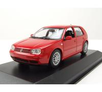 VW Golf 4 1999 Rouge Voiture Modèle 1:43 Maxichamps Die-Cast Métal