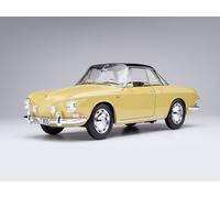 VW Karmann Ghia 1500 Typ 34 1961 Jaune Noir Modèle Réduit 1:18 Norev