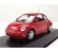 VW New Beetle Coccinelle 1998 Maquette de Voiture Rouge 1:43 Maxichamps