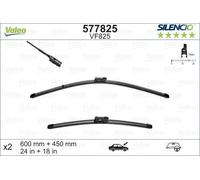 VW T-Cross Lame Essuie-Glace Plat 15-22 Valeo OEM 577825 AV/AR