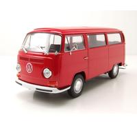VW T2 Bus 1972 Maquette de Voiture Rouge 1:24 Welly