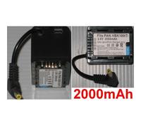 VW-VBK180 / VW-VBK360 - Batterie pour Panasonic (Modèles adaptés: voir description)