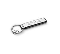 VW Volkswagen 000087010CFYPN Porte-clés en métal avec inscription GTX, argent/noir, Länge [mm]: 100, Breite [mm]: 45, Höhe [mm]: 3, Moderne