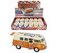 VW Volkswagen Samba Campervan avec Peace and Love Hippy Design - Couleurs assorties